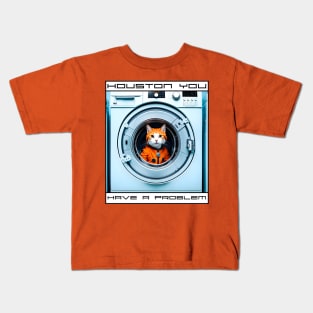 Washing Machine Catspaceship VIII Kids T-Shirt